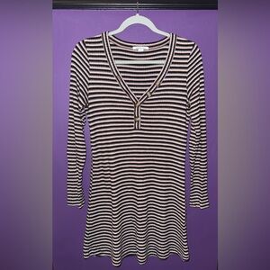 American Eagle Outfitters Striped Buttoned Top/Dress